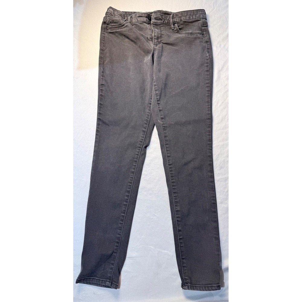 Jessica Simpson Kiss Me Skinny Jeans Charcoal Grey Denim Womens Size‎ 10/30